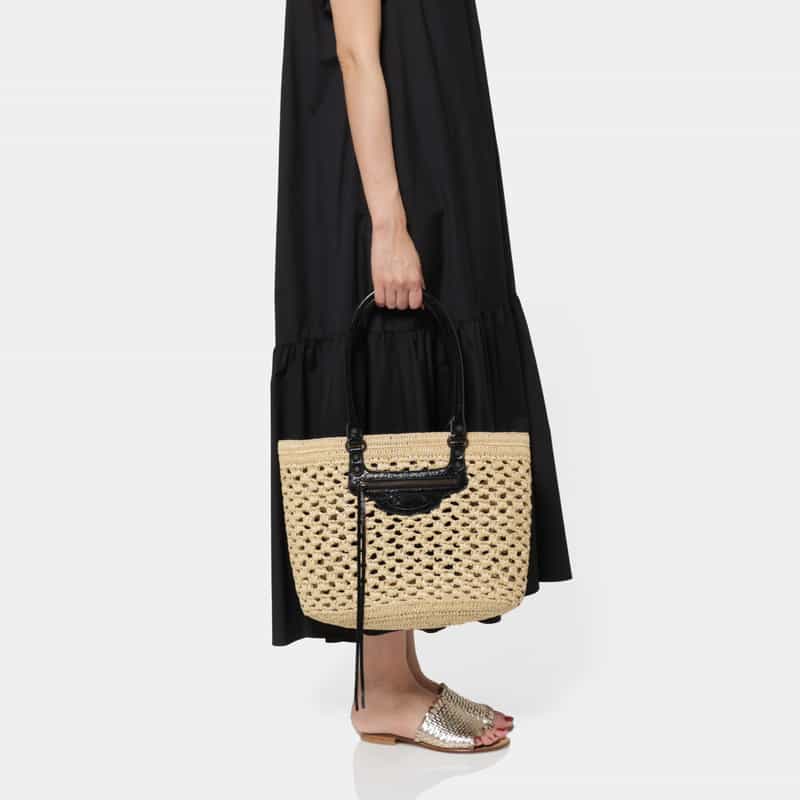 BALENCIAGA BALENCIAGA ＜バレンシアガ＞ コンビネーショントートバッグ BLACK