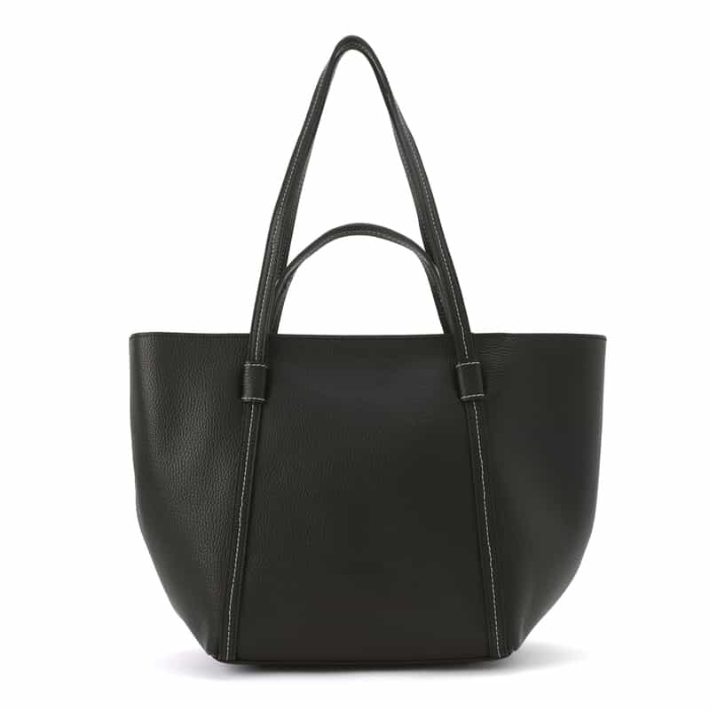 RIPANI RIPANI＜リパーニ＞ ダブルハンドルトートバッグ “SAKI“ BLACK