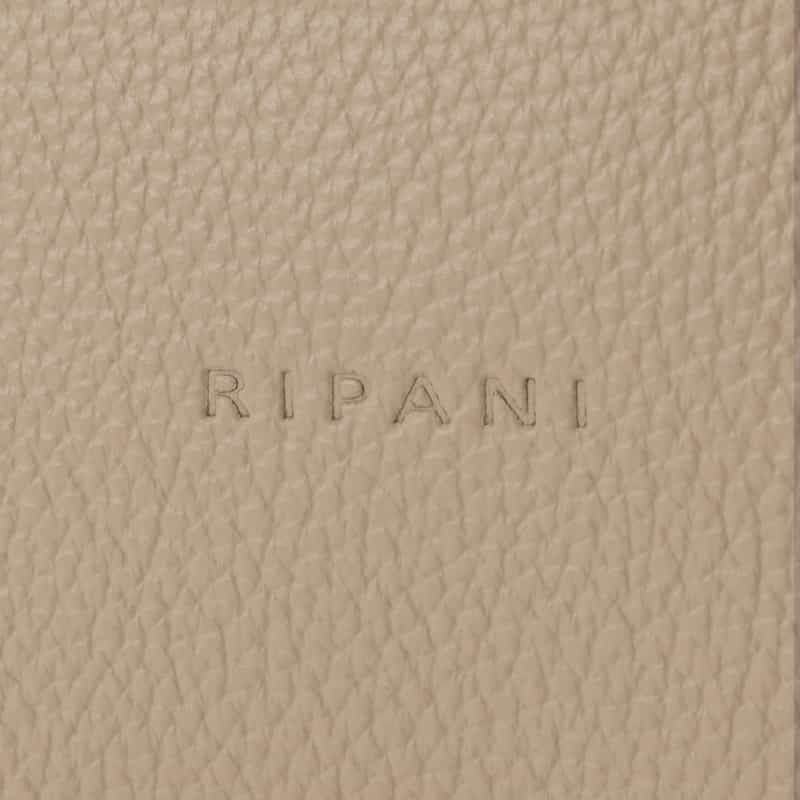 RIPANI RIPANI＜リパーニ＞ ダブルハンドルトートバッグ “SAKI“ GRAY BEIGE