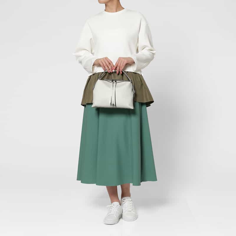 RIPANI RIPANI＜リパーニ＞ショルダーバッグ “RONDINE“ WHITE