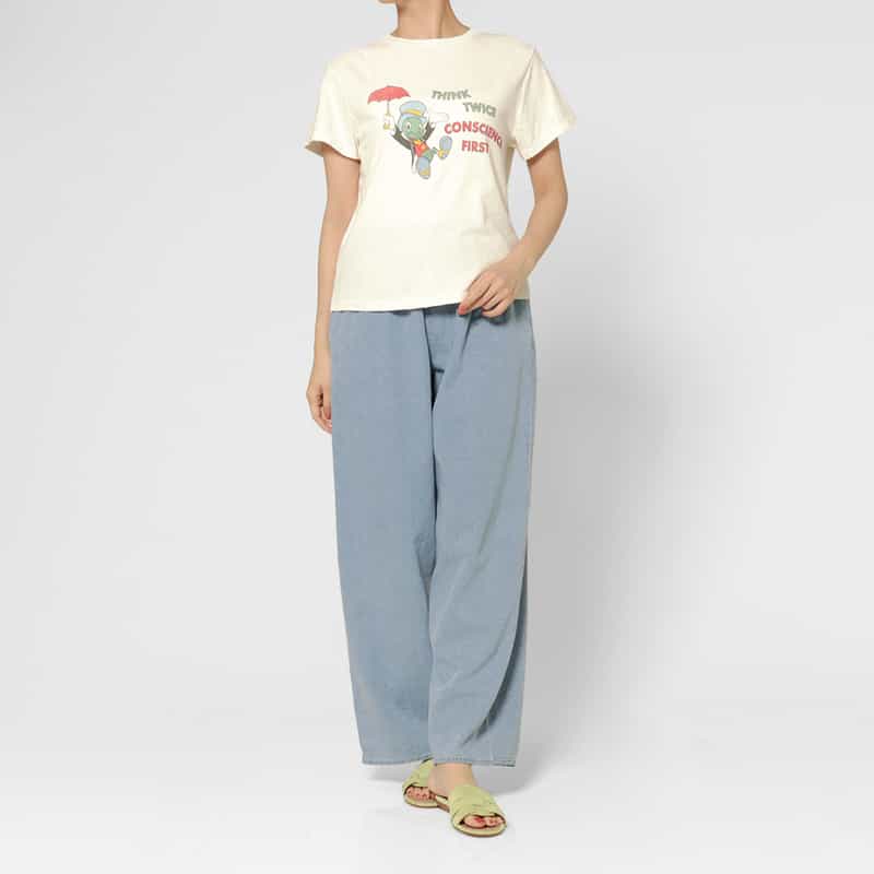 REDONE REDONE ＜リダーン＞ プリントTシャツ WHITE