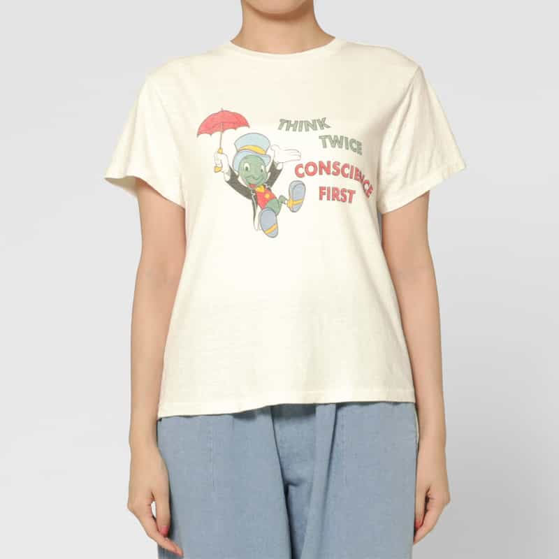 REDONE REDONE ＜リダーン＞ プリントTシャツ WHITE