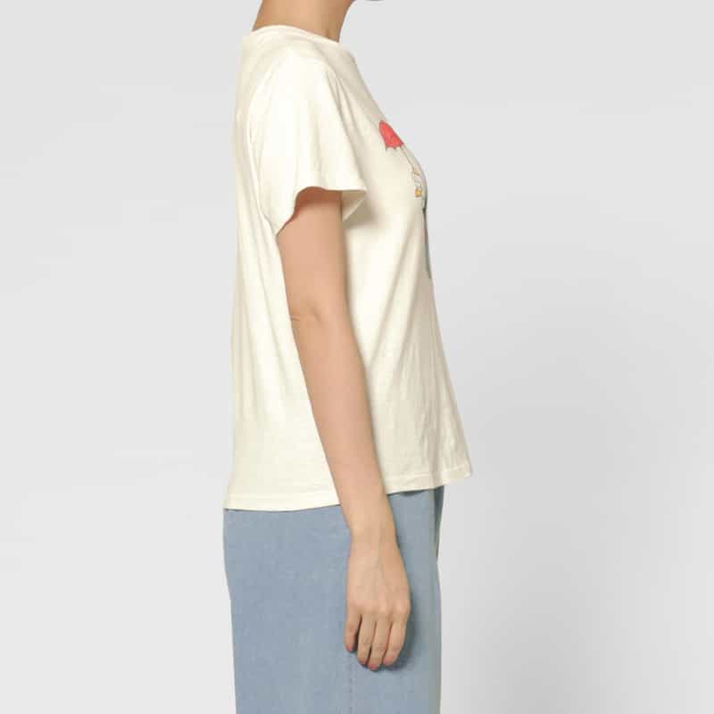 REDONE REDONE ＜リダーン＞ プリントTシャツ WHITE