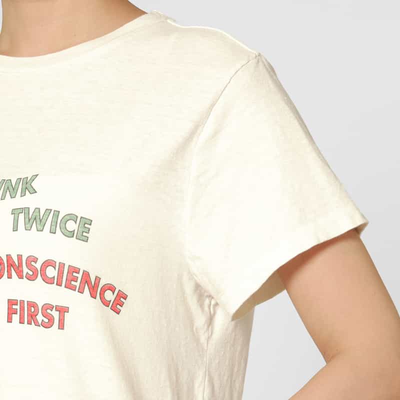 REDONE REDONE ＜リダーン＞ プリントTシャツ WHITE