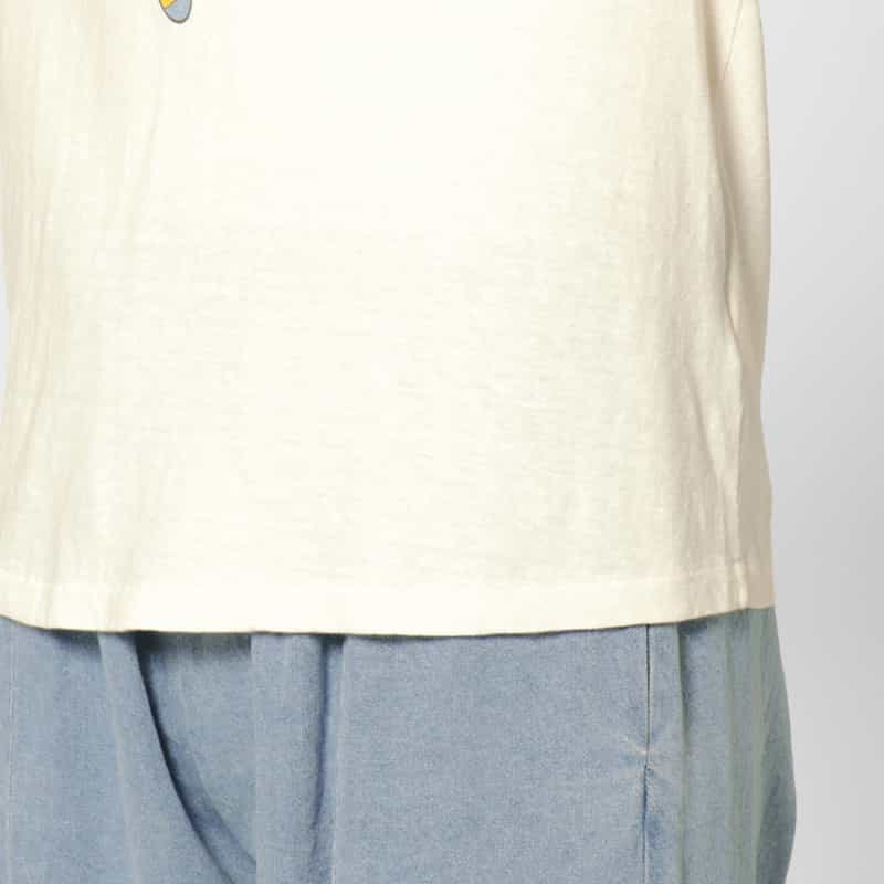 REDONE REDONE ＜リダーン＞ プリントTシャツ WHITE