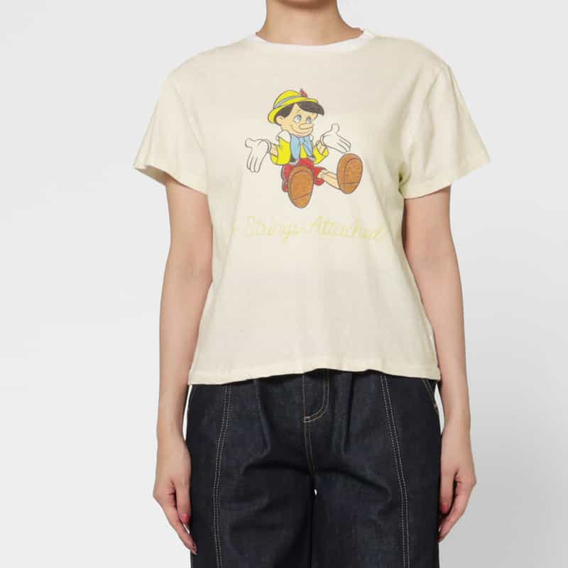 REDONE REDONE ＜リダーン＞ プリントTシャツ WHITE