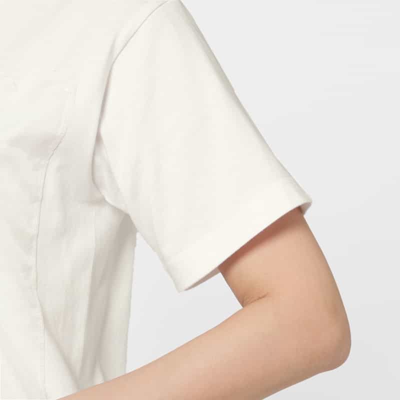 THE NERDYS THE NERDYS ＜ザ ナーディーズ＞ ＜ブリジット タナカ＞コラボレート オーガンジーTシャツ WHITE