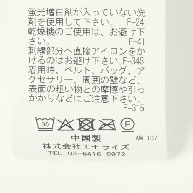 THE NERDYS THE NERDYS ＜ザ ナーディーズ＞ ＜ブリジット タナカ＞コラボレート オーガンジーTシャツ WHITE