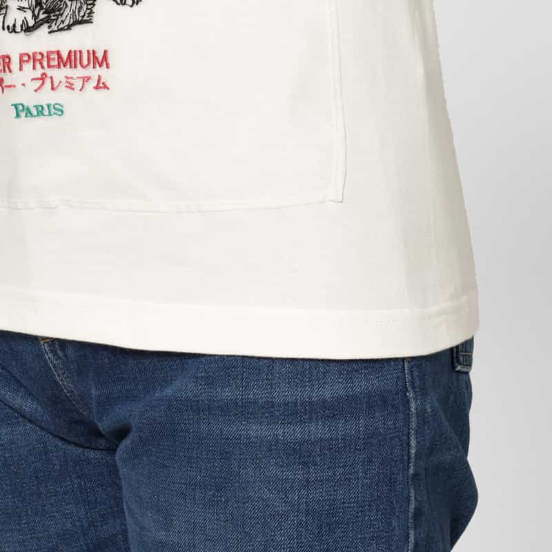 THE NERDYS THE NERDYS ＜ザ ナーディーズ＞ ＜ブリジット タナカ＞コラボレート オーガンジーTシャツ WHITE