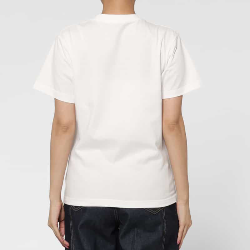 THE NERDYS THE NERDYS ＜ザ ナーディーズ＞ ＜ブリジット タナカ＞コラボレート オーガンジーTシャツ WHITE