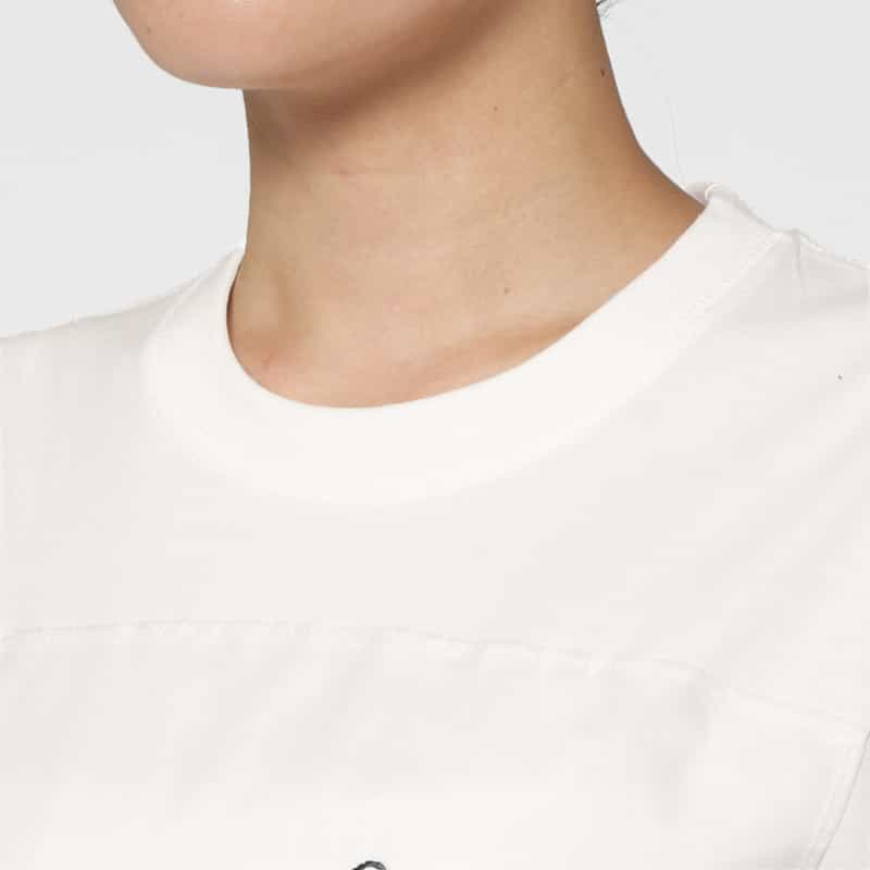 THE NERDYS THE NERDYS ＜ザ ナーディーズ＞ ＜ブリジット タナカ＞コラボレート オーガンジーTシャツ WHITE