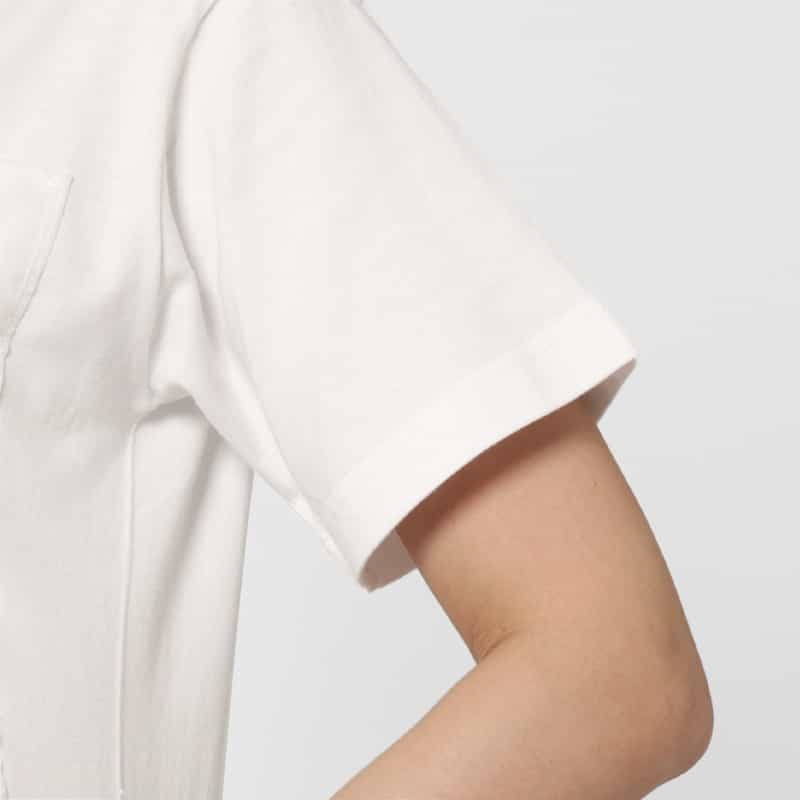 THE NERDYS THE NERDYS ＜ザ ナーディーズ＞ ＜ブリジット タナカ＞コラボレート オーガンジーTシャツ WHITE