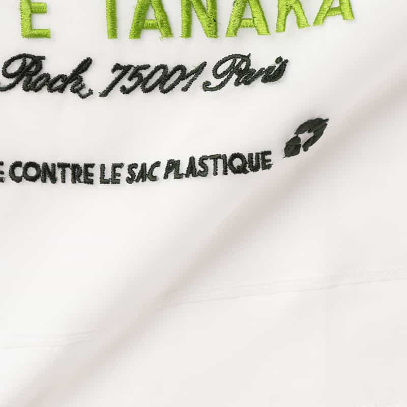 THE NERDYS THE NERDYS ＜ザ ナーディーズ＞ ＜ブリジット タナカ＞コラボレート オーガンジーTシャツ WHITE