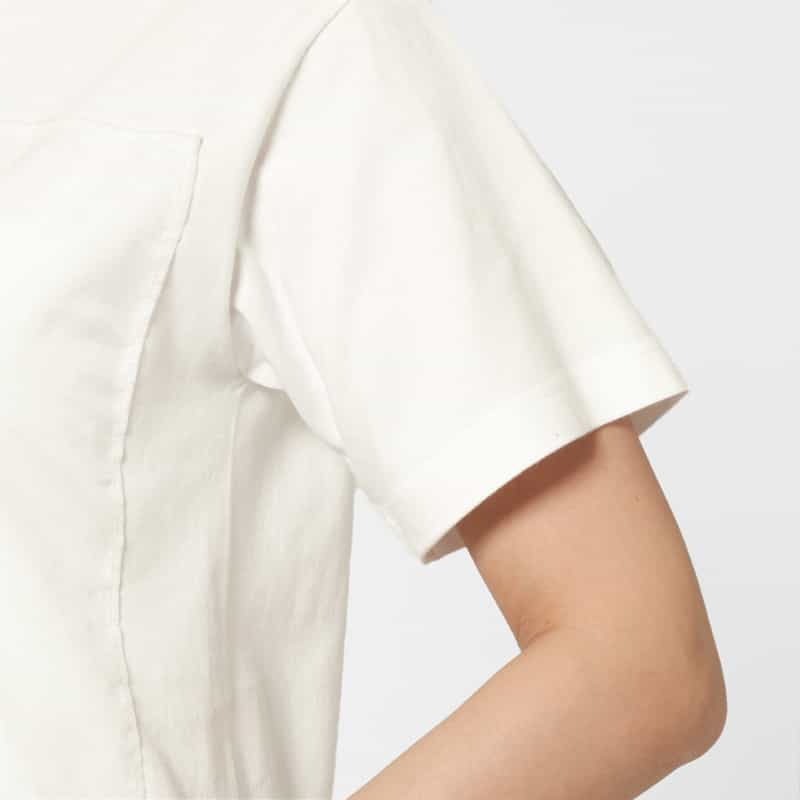 THE NERDYS THE NERDYS ＜ザ ナーディーズ＞ ＜ブリジット タナカ＞コラボレート オーガンジーTシャツ WHITE