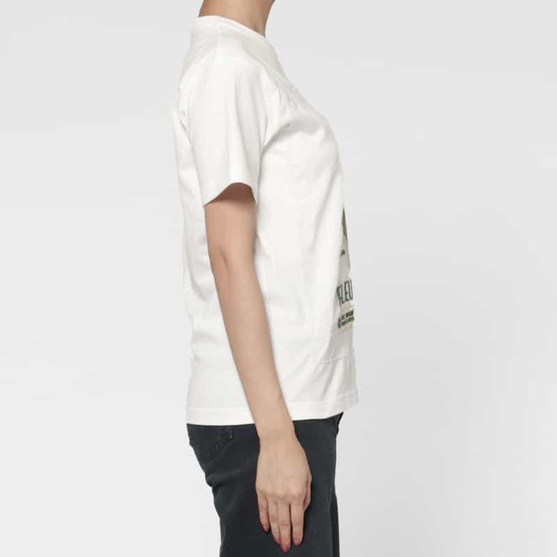 THE NERDYS THE NERDYS ＜ザ ナーディーズ＞ ＜ブリジット タナカ＞コラボレート オーガンジーTシャツ WHITE