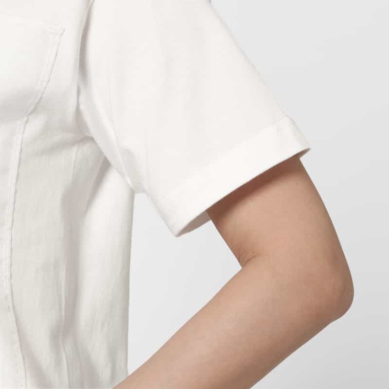 THE NERDYS THE NERDYS ＜ザ ナーディーズ＞ ＜ブリジット タナカ＞コラボレート オーガンジーTシャツ WHITE