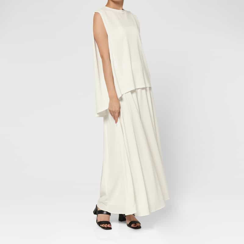 BARNEYS NEW YORK セットアップ ジャージーカットソー WHITE