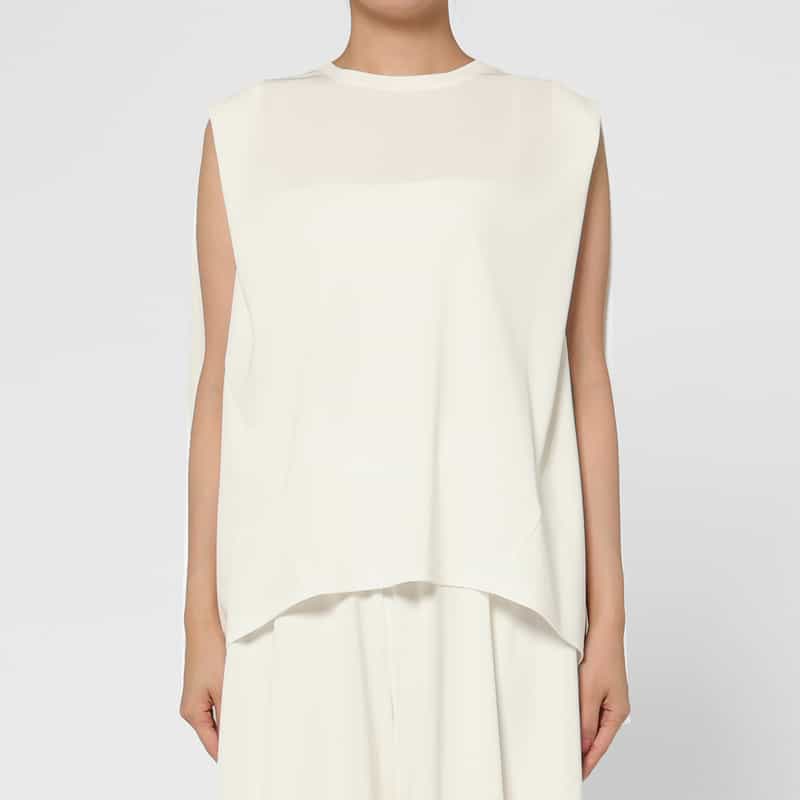 BARNEYS NEW YORK セットアップ ジャージーカットソー WHITE