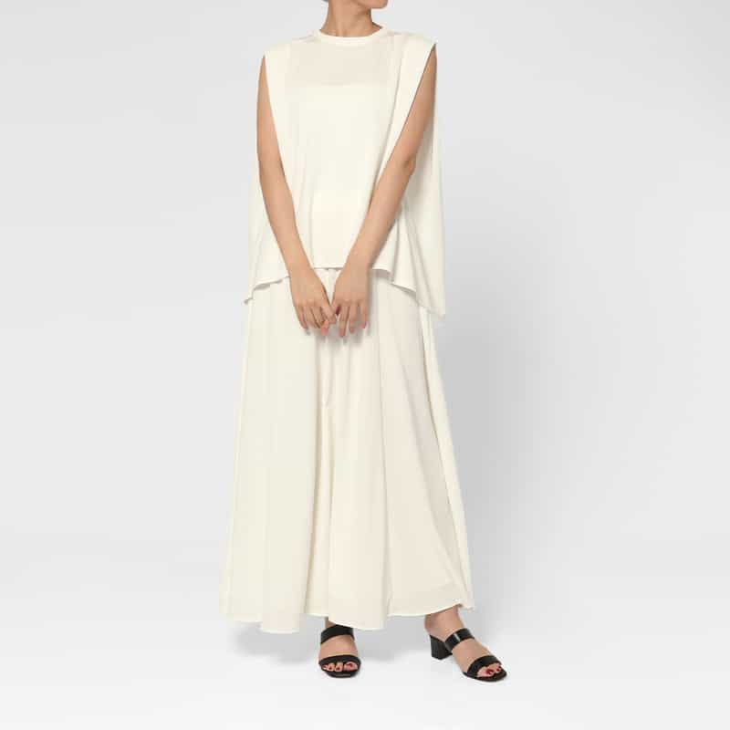 BARNEYS NEW YORK セットアップ ジャージー イージーパンツ WHITE