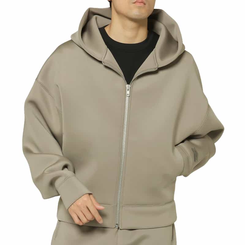 Entire Studios ENTIRE STUDIOS＜エンタイア スタジオ＞ スキューバジップアップパーカー BEIGE