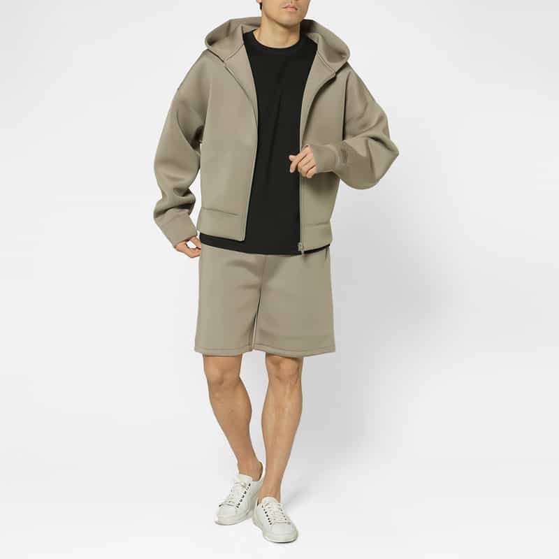 Entire Studios ENTIRE STUDIOS＜エンタイア スタジオ＞ スキューバジップアップパーカー BEIGE