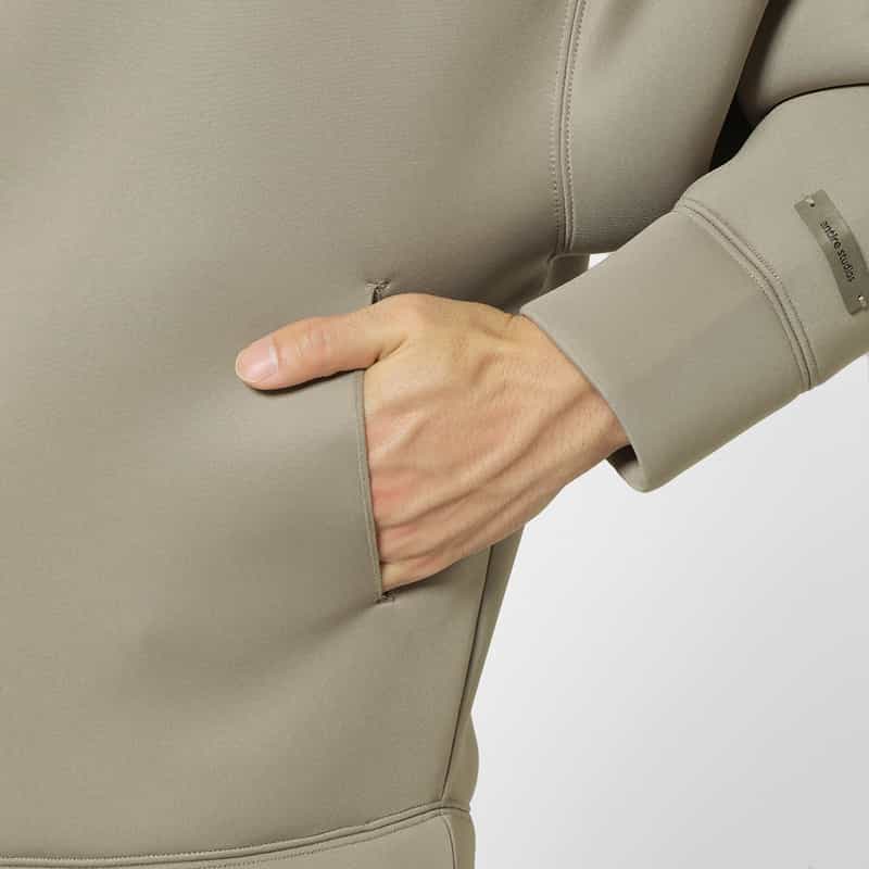 Entire Studios ENTIRE STUDIOS＜エンタイア スタジオ＞ スキューバジップアップパーカー BEIGE