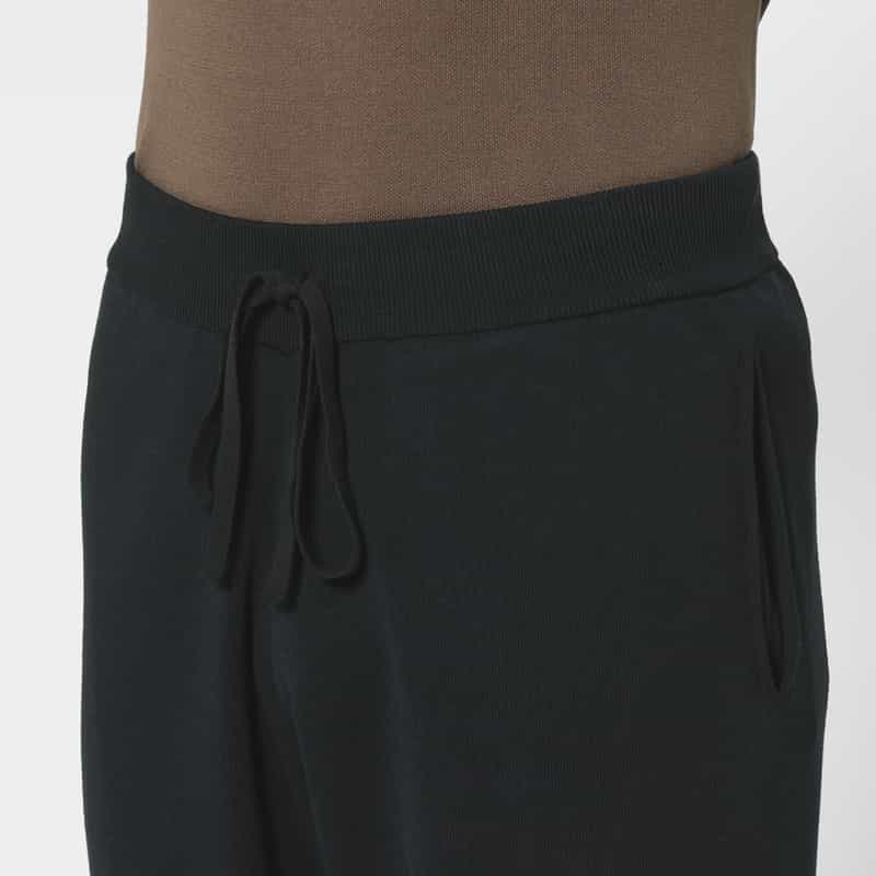 Entire Studios ENTIRE STUDIOS＜エンタイア スタジオ＞ ストレートニットパンツ BLACK