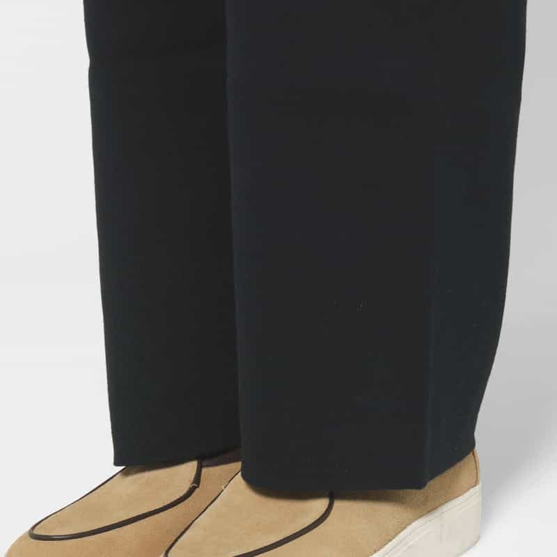 Entire Studios ENTIRE STUDIOS＜エンタイア スタジオ＞ ストレートニットパンツ BLACK