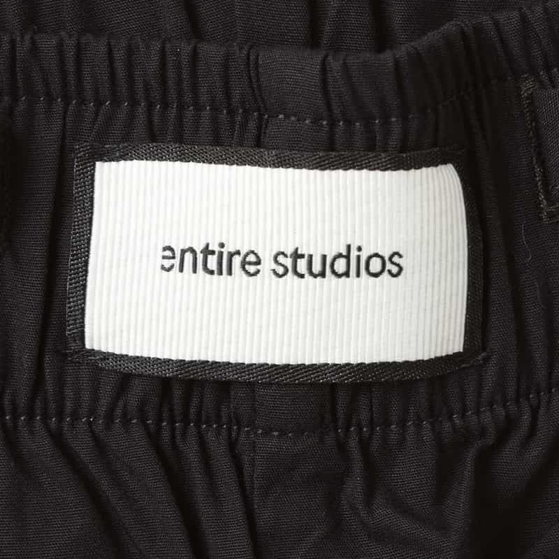 Entire Studios ENTIRE STUDIOS＜エンタイア スタジオ＞ イージーワイドパンツ BLACK