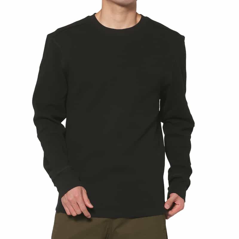 Entire Studios ENTIRE STUDIOS＜エンタイア スタジオ＞ ロングスリーブサーマルカットソー BLACK