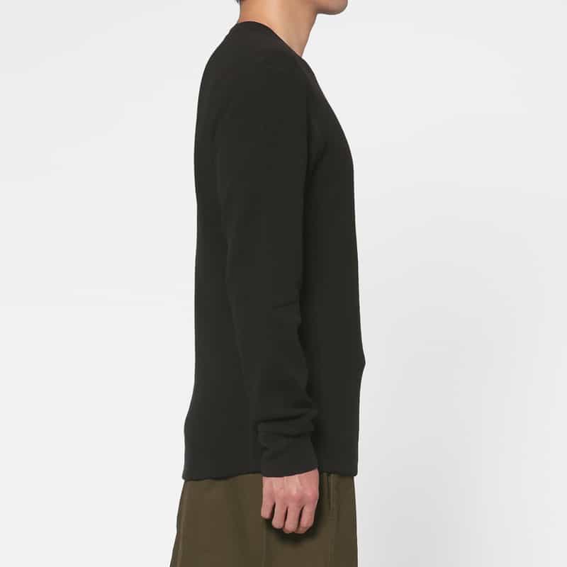 Entire Studios ENTIRE STUDIOS＜エンタイア スタジオ＞ ロングスリーブサーマルカットソー BLACK