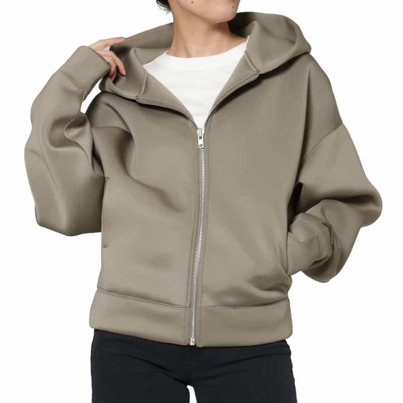 Entire Studios ENTIRE STUDIOS＜エンタイア スタジオ＞ ジップアップフーディ TAUPE