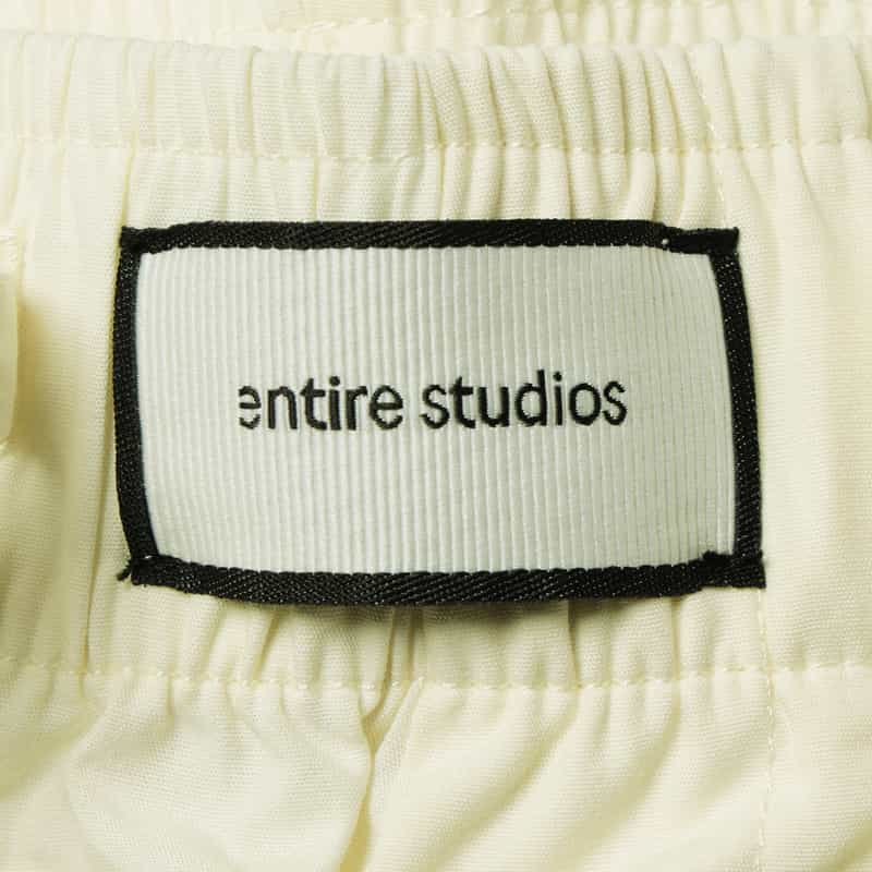 Entire Studios ENTIRE STUDIOS＜エンタイア スタジオ＞ パジャマショーツ WHITE