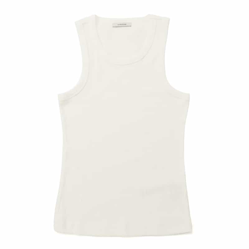 Entire Studios ENTIRE STUDIOS ＜エンタイア スタジオ＞ リブタンクトップ WHITE