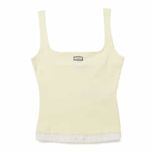 ENTIRE STUDIOS ＜エンタイア スタジオ＞ ポプリントリムタンクトップ