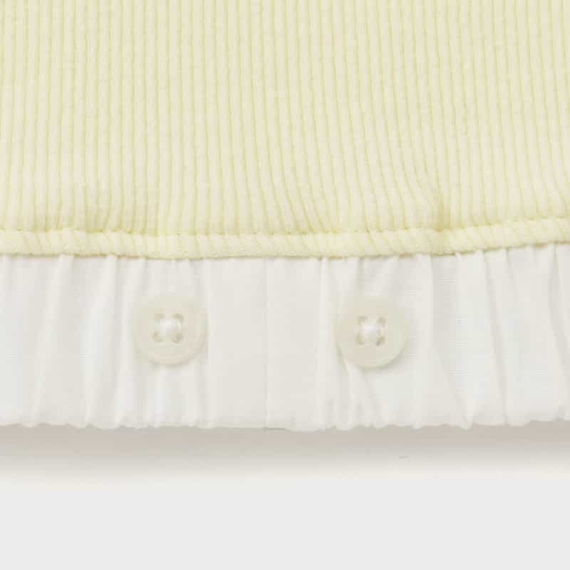 Entire Studios ENTIRE STUDIOS ＜エンタイア スタジオ＞ ポプリントリムタンクトップ LIGHT YELLOW