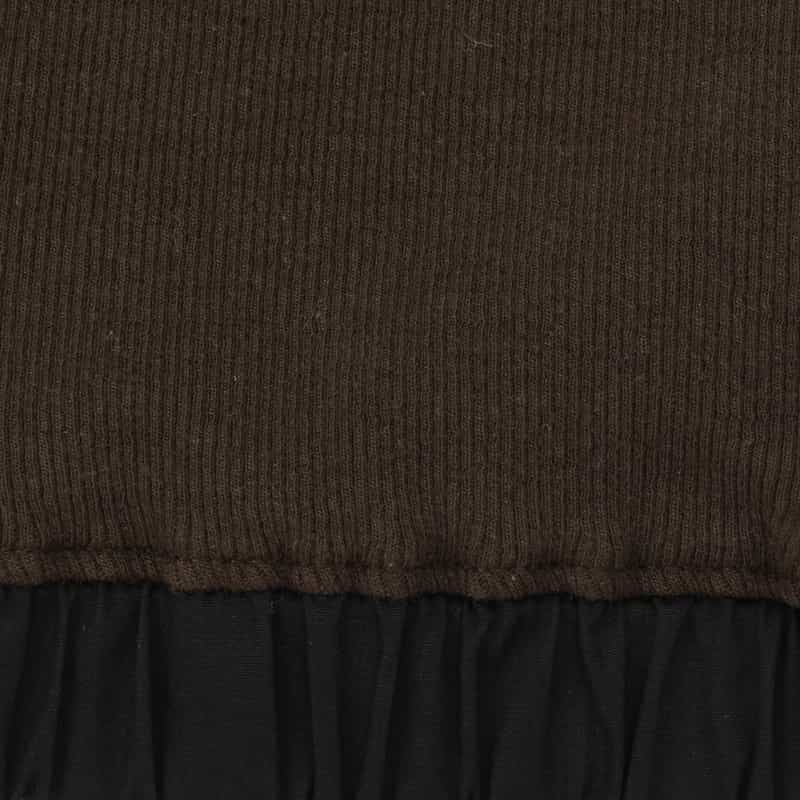 Entire Studios ENTIRE STUDIOS ＜エンタイア スタジオ＞ ポプリントリムタンクトップ DARK BROWN