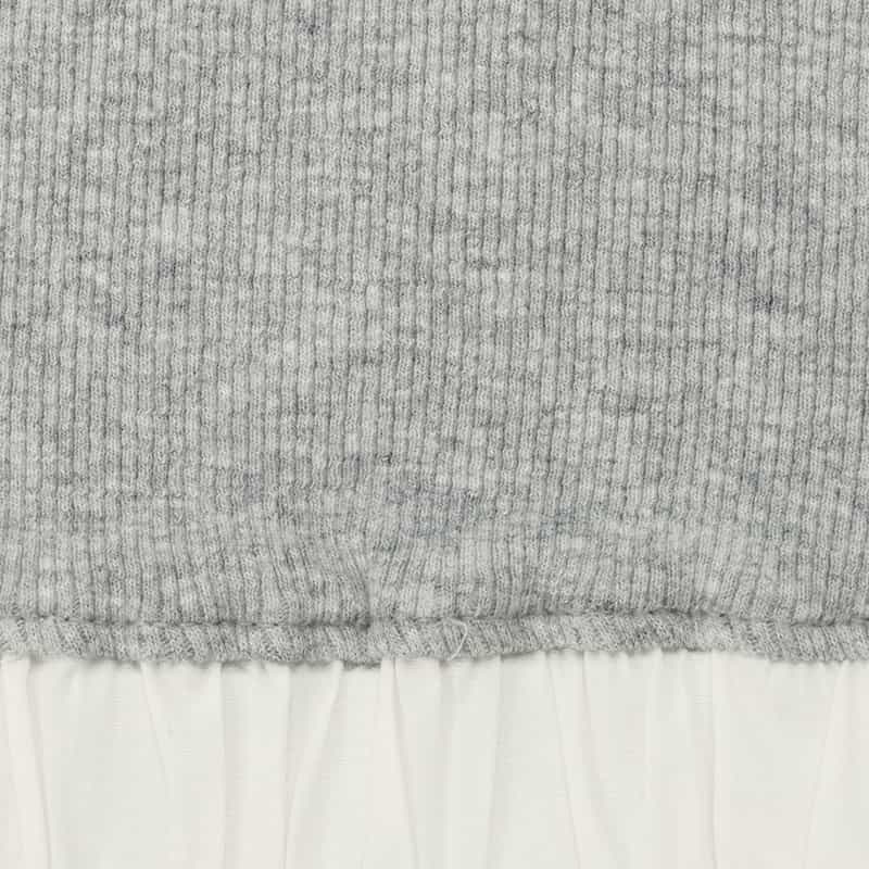 Entire Studios ENTIRE STUDIOS ＜エンタイア スタジオ＞ ポプリントリムタンクトップ GRAY