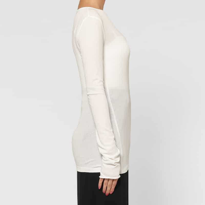 Entire Studios ENTIRE STUDIOS ＜エンタイア スタジオ＞ シアー素材カットソー WHITE