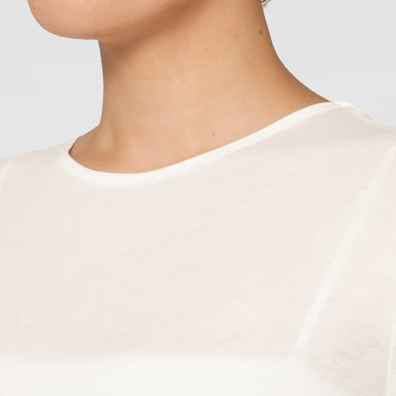 Entire Studios ENTIRE STUDIOS ＜エンタイア スタジオ＞ シアー素材カットソー WHITE