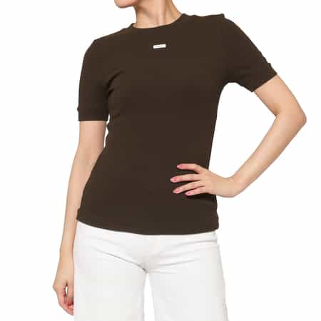 ENTIRE STUDIOS ＜エンタイア スタジオ＞ クルーネックリブTシャツ