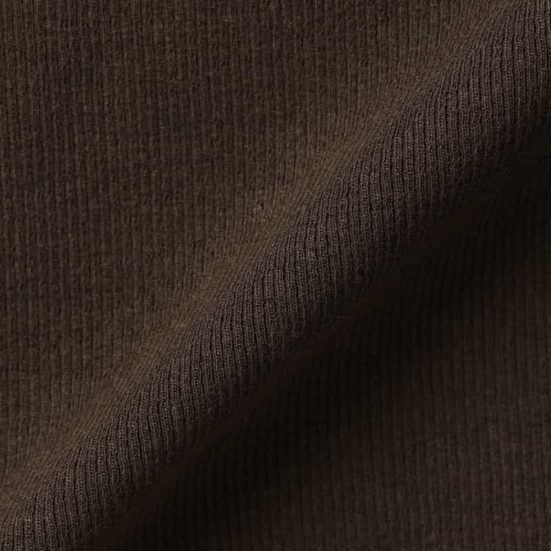 Entire Studios ENTIRE STUDIOS ＜エンタイア スタジオ＞ クルーネックリブTシャツ DARK BROWN