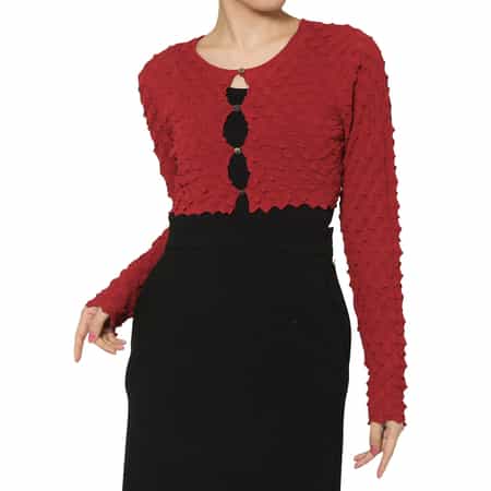 OPEN SESAME CLUB ＜オープン セサミ クラブ＞ バーニーズ　ニューヨーク限定ショートニットカーディガン