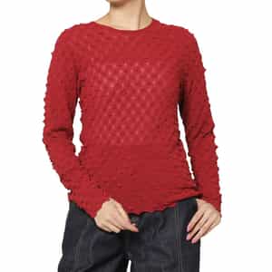 OPEN SESAME CLUB ＜オープン セサミ クラブ＞ バーニーズ　ニューヨーク限定バックオープン シアーニットプルオーバー