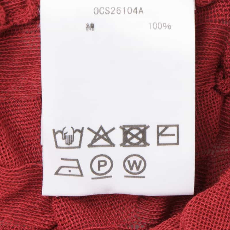 OPEN SESAME CLUB OPEN SESAME CLUB ＜オープン セサミ クラブ＞ バーニーズ　ニューヨーク限定バックオープン シアーニットプルオーバー RED