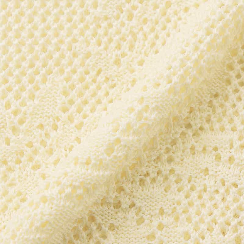 OPEN SESAME CLUB OPEN SESAME CLUB ＜オープン セサミ クラブ＞ レースニットプルオーバー IVORY