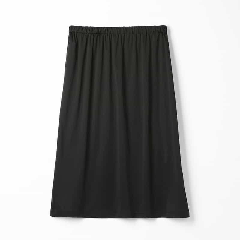 OPEN SESAME CLUB OPEN SESAME CLUB ＜オープン セサミ クラブ＞ シアーニットドレス（ペチコート付き） BLACK