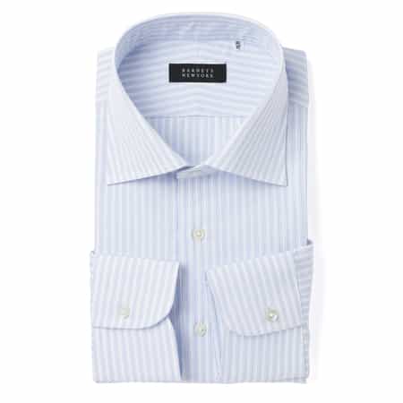 ストライプ柄ドレスシャツ