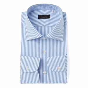 ストライプ柄ドレスシャツ