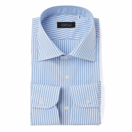 ストライプ柄ドレスシャツ